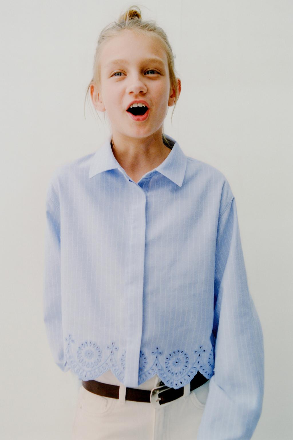 РУБАШКА SCHIFFLY С НИЖНИМ КРАЕМ