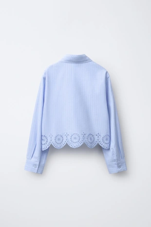 Рубашка SCHIFFLY с нижним краем- Заказать в России