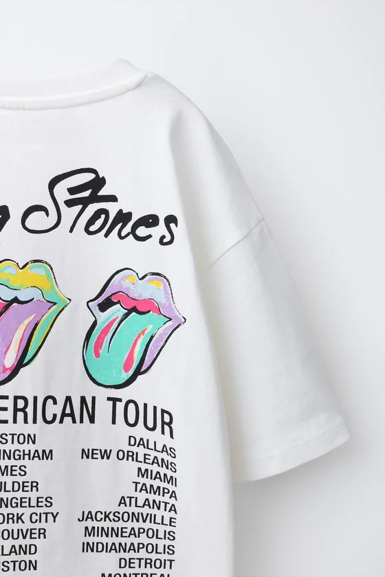 ФУТБОЛКА С ПРИНТОМ ROLLING STONES ©