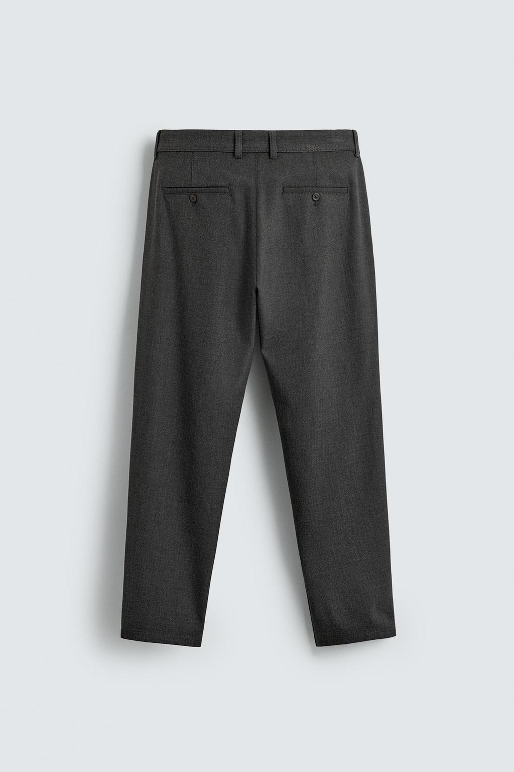 БРЮКИ ЧИНОС ИЗ КОМФОРТНОЙ РЕЛЬЕФНОЙ ТКАНИ