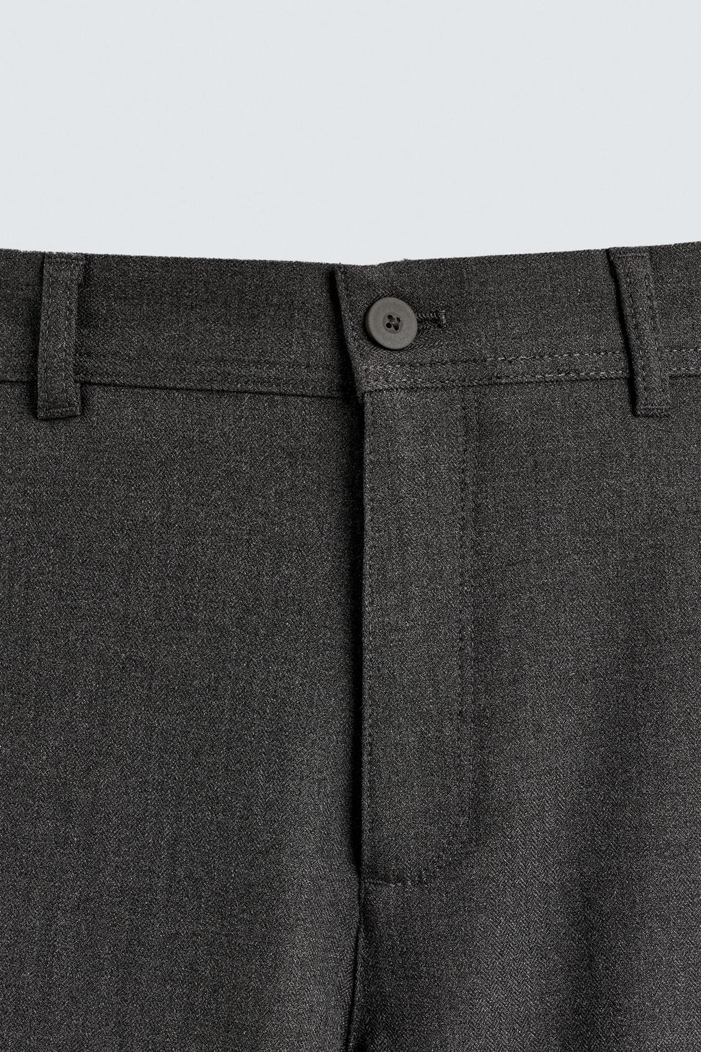 БРЮКИ ЧИНОС ИЗ КОМФОРТНОЙ РЕЛЬЕФНОЙ ТКАНИ