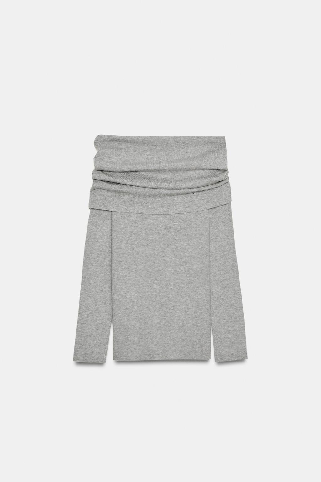 СВИТЕР С ОТКРЫТЫМИ ПЛЕЧАМИ