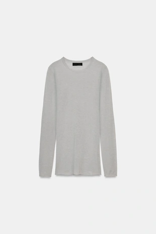 Тонкий свитер из смесовой шерсти- Заказать в России