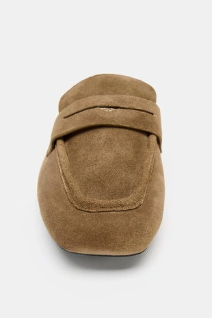 Замшевые мюли-лоферы- Заказать в России