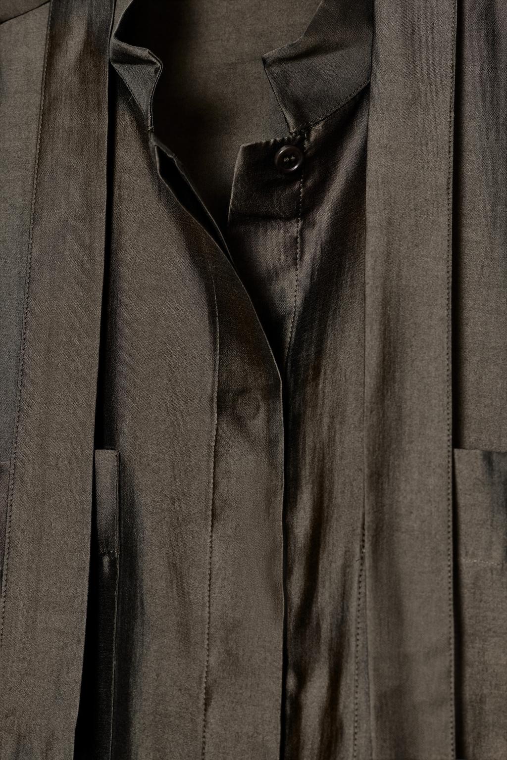 РУБАШКА С КАРМАНАМИ И ЗАВЯЗКАМИ — ZW COLLECTION