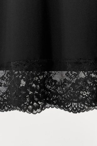 Юбка из полиамида с кружевом