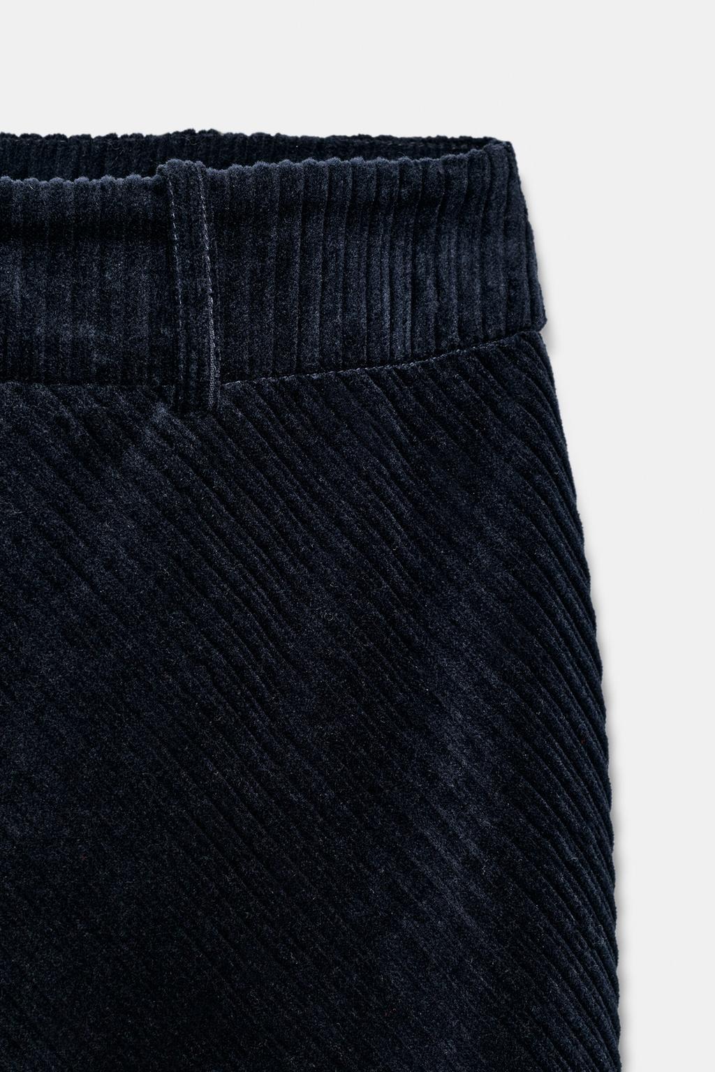 ПРЯМАЯ ЮБКА МИДИ ИЗ ВЕЛЬВЕТА