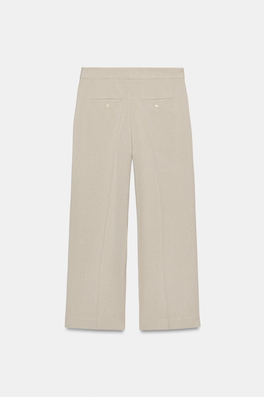 БРЮКИ КЮЛОТЫ С ДЕКОРАТИВНОЙ СТРОЧКОЙ