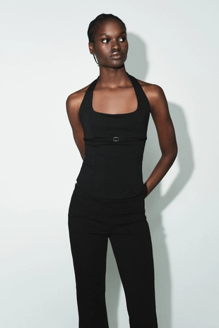 Брюки FLARE из интерлока- Заказать в России