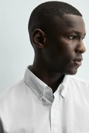 Рубашка из мягкого хлопка- Заказать в России