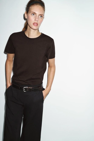 Хлопковая футболка в стиле рустик- Заказать в России