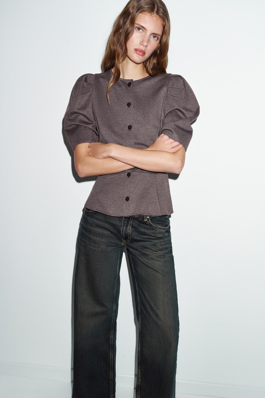 ТОП С ОБЪЕМНЫМИ РУКАВАМИ