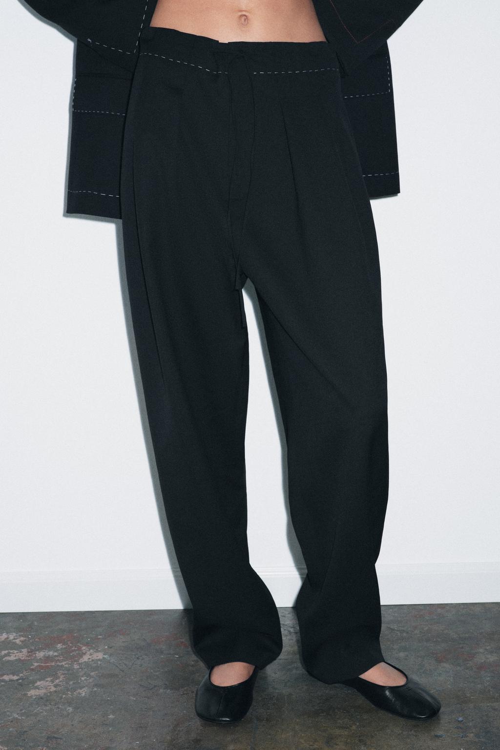 БРЮКИ С ДЕКОРАТИВНОЙ СТРОЧКОЙ — ZW COLLECTION LIMITED EDITION