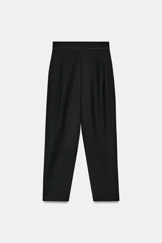 БРЮКИ С ДЕКОРАТИВНОЙ СТРОЧКОЙ — коллекция Zara «ZW» 