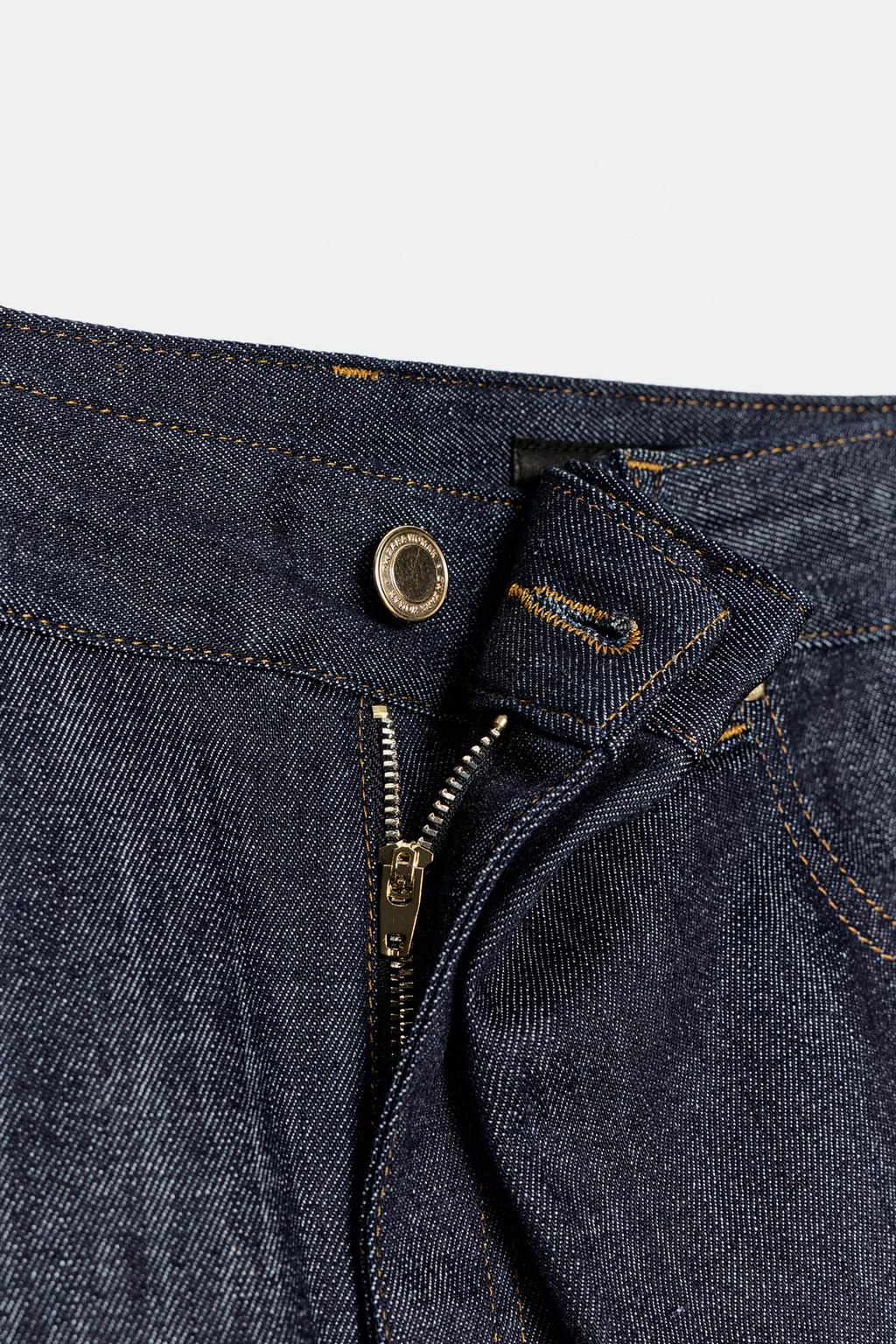 ДЖИНСЫ RELAXED СО СРЕДНЕЙ ПОСАДКОЙ И СКЛАДКАМИ — ZW COLLECTION