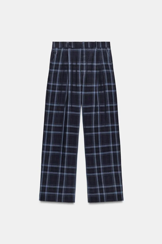 БРЮКИ  В КЛЕТКУ — коллекция Zara «ZW»
