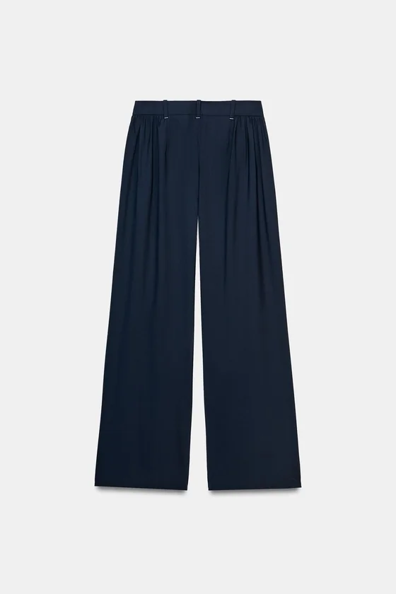 БРЮКИ  С ЗАЩИПАМИ — коллекция Zara «ZW»