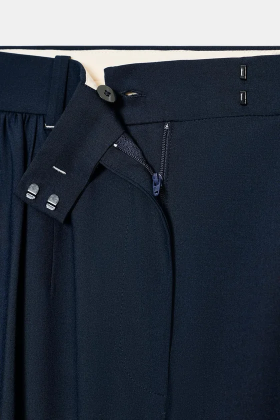 БРЮКИ  С ЗАЩИПАМИ — коллекция Zara «ZW»
