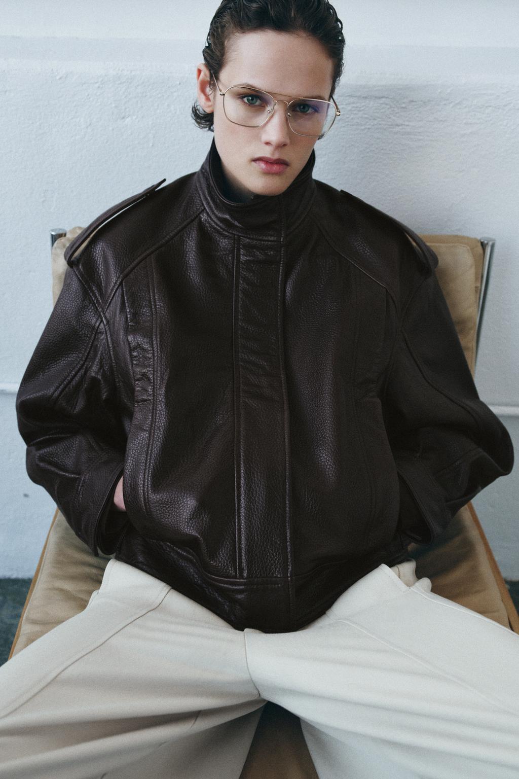 БОМБЕР ИЗ 100% КОЖИ — ZW COLLECTION LIMITED EDITION