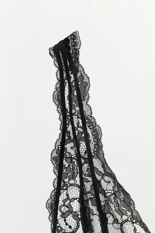 Боди из полиамида с кружевом- Заказать в России