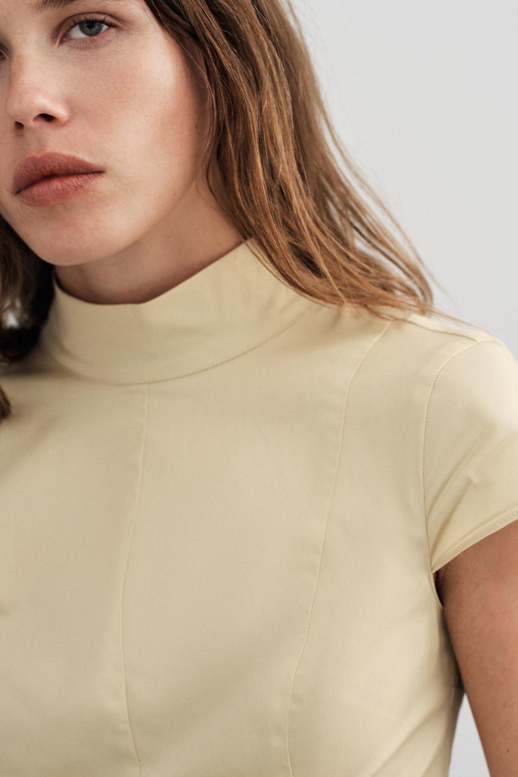 ПЛАТЬЕ МИДИ ИЗ ГАБАРДИНА