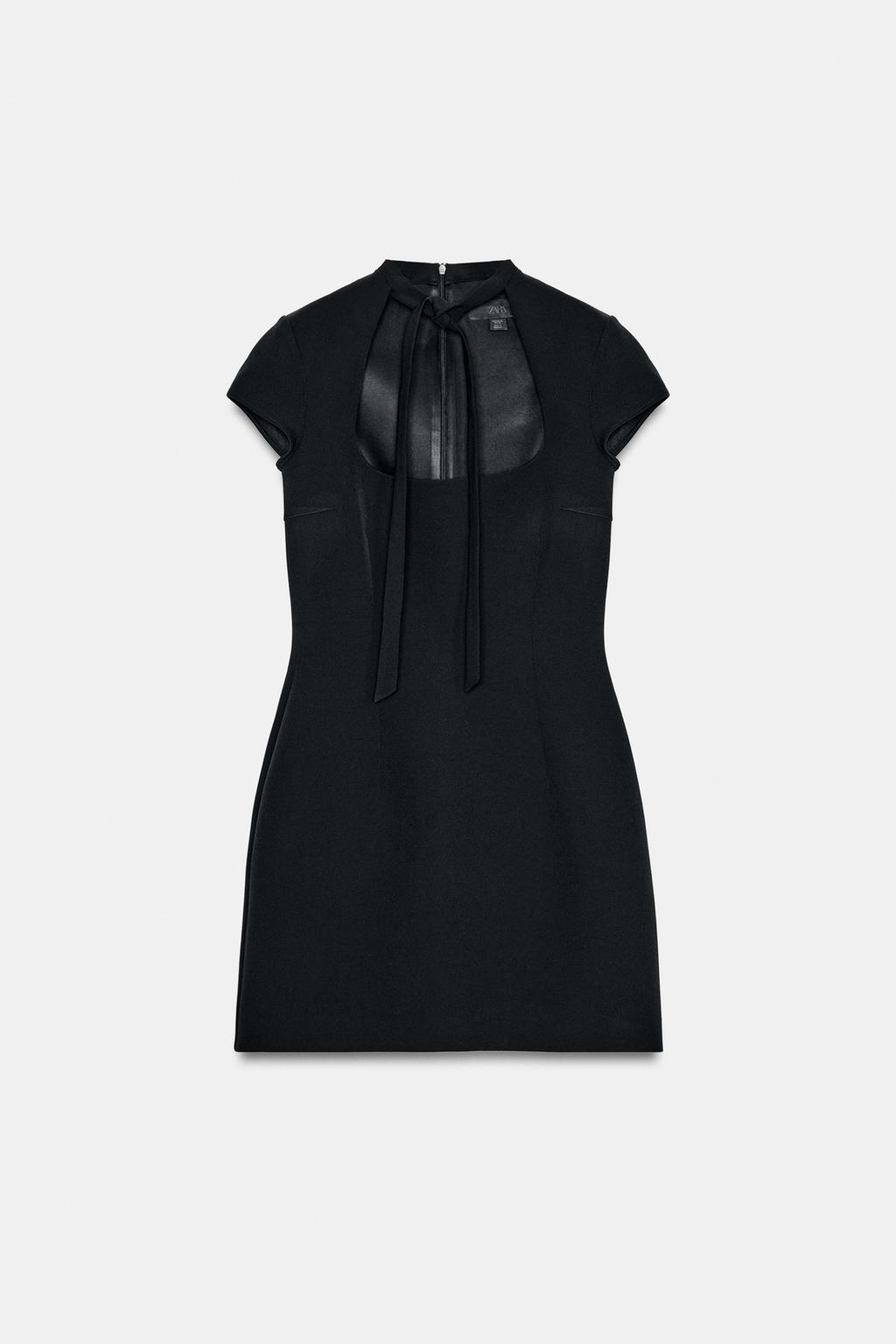 КОРОТКОЕ ПЛАТЬЕ С ЗАВЯЗКАМИ