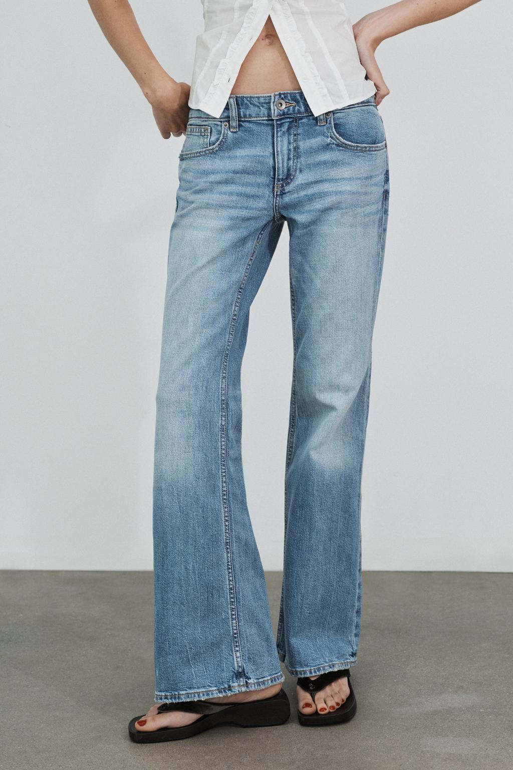 ДЖИНСЫ TRF BOOTCUT С НИЗКОЙ ПОСАДКОЙ