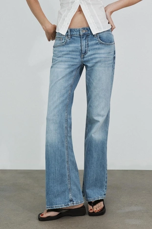 Джинсы TRF BOOTCUT с низкой посадкой