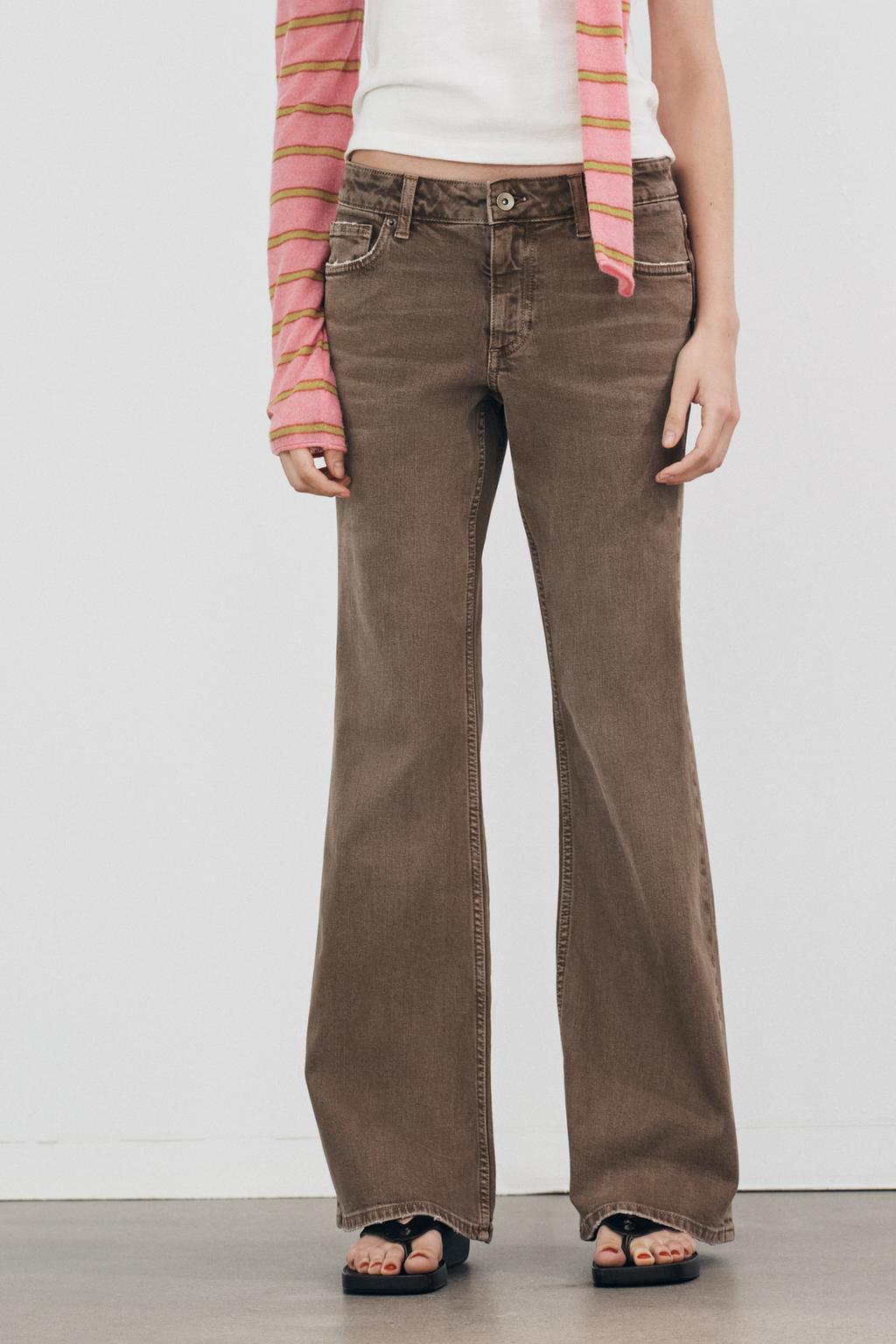 ДЖИНСЫ TRF BOOTCUT С НИЗКОЙ ПОСАДКОЙ