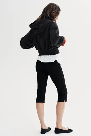 Толстовка с блестящей надписью- Заказать в России