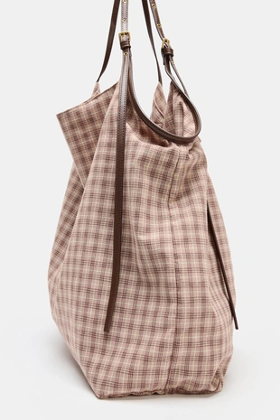 Сумка-шопер из ткани- Заказать в России