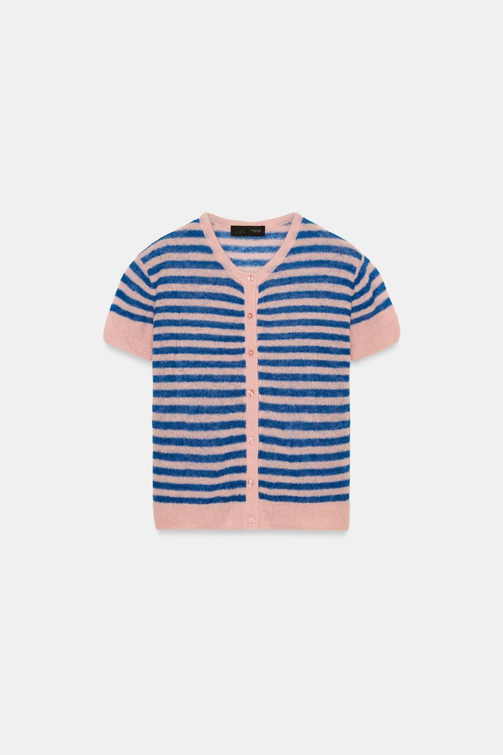 КАРДИГАН ИЗ ШЕРСТИ В ПОЛОСКУ