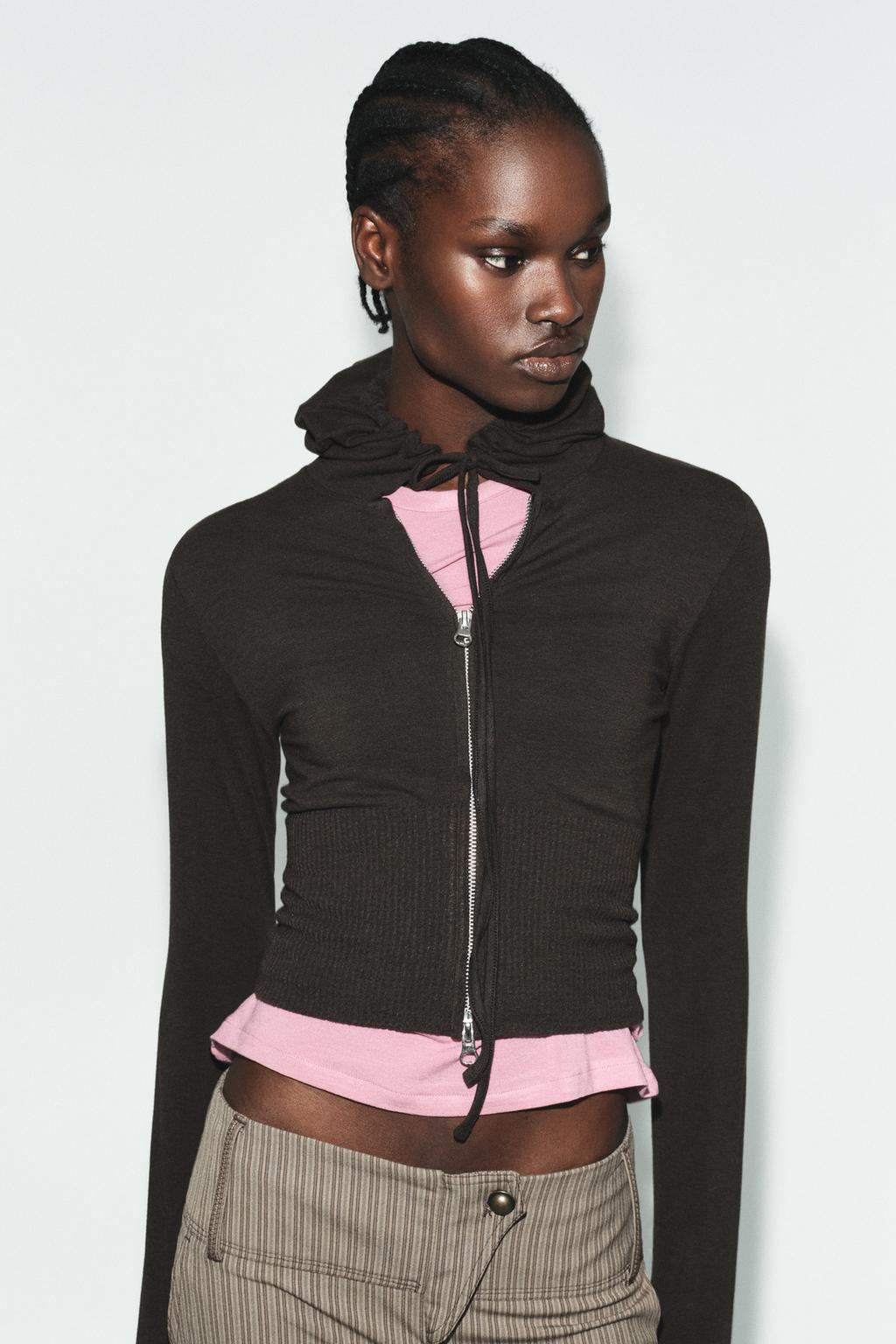 УКОРОЧЕННАЯ ТОЛСТОВКА БЕЗ ШВОВ