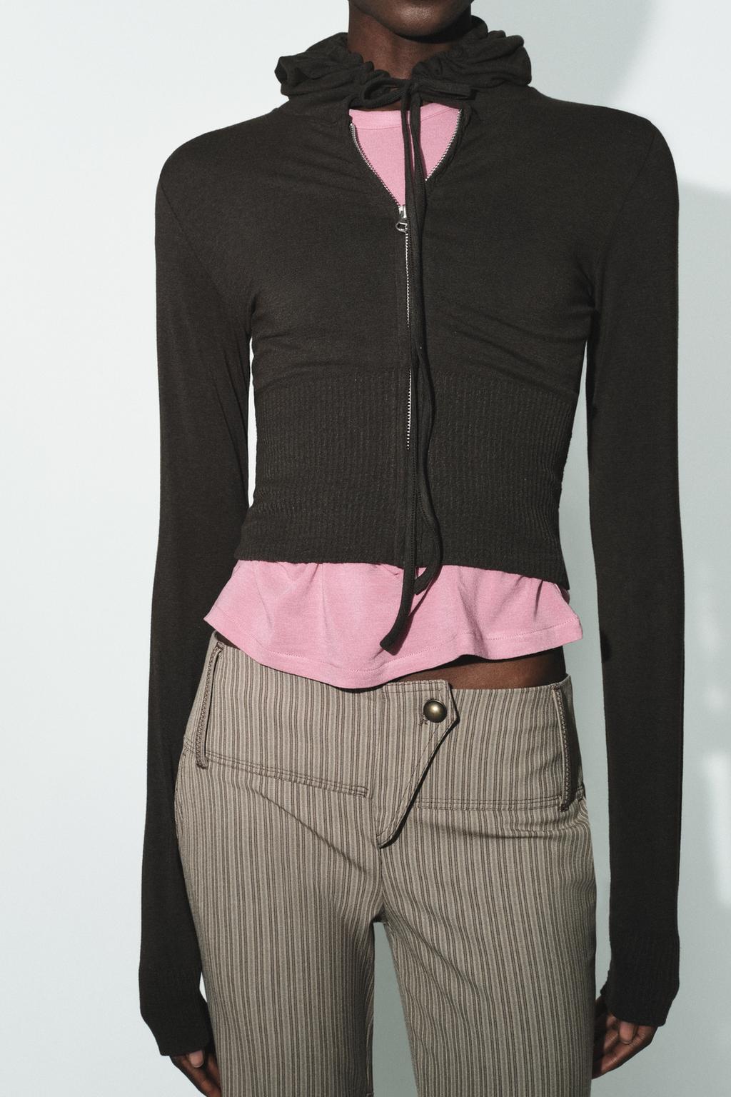 УКОРОЧЕННАЯ ТОЛСТОВКА БЕЗ ШВОВ