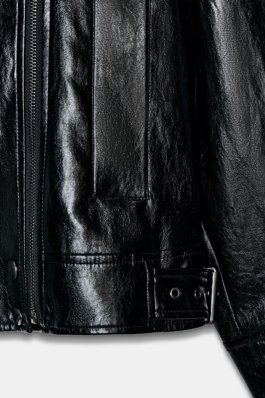 КУРТКА ИЗ ИСКУССТВЕННОЙ КОЖИ — ZW COLLECTION