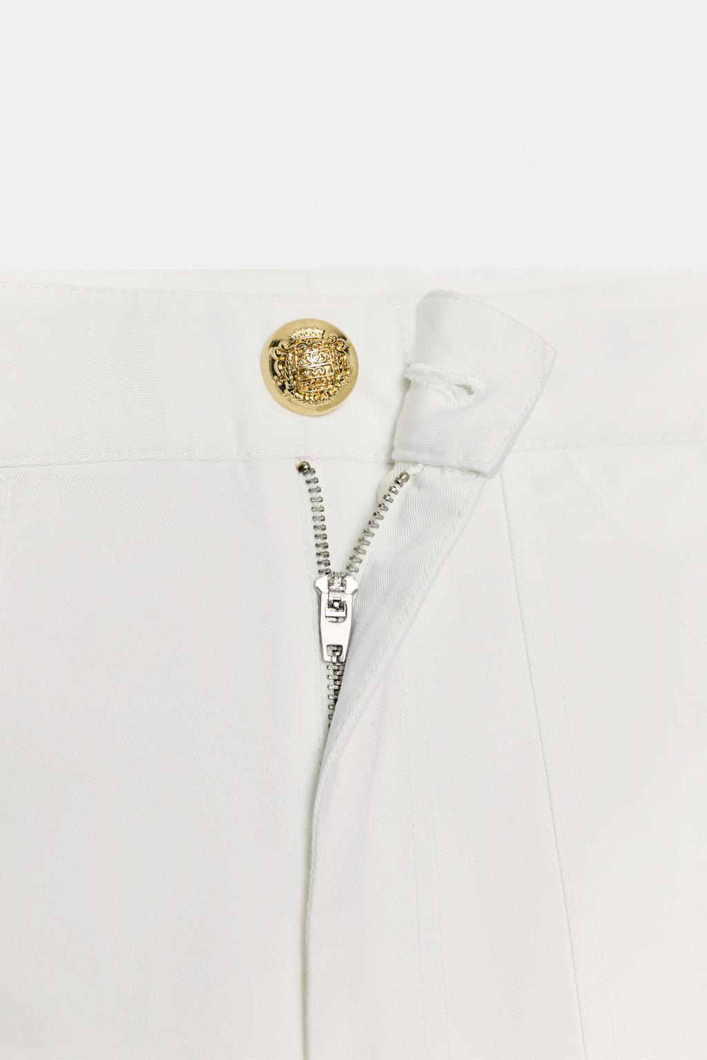 БРЮКИ WIDE-LEG ИЗ ХЛОПКА — ZW COLLECTION