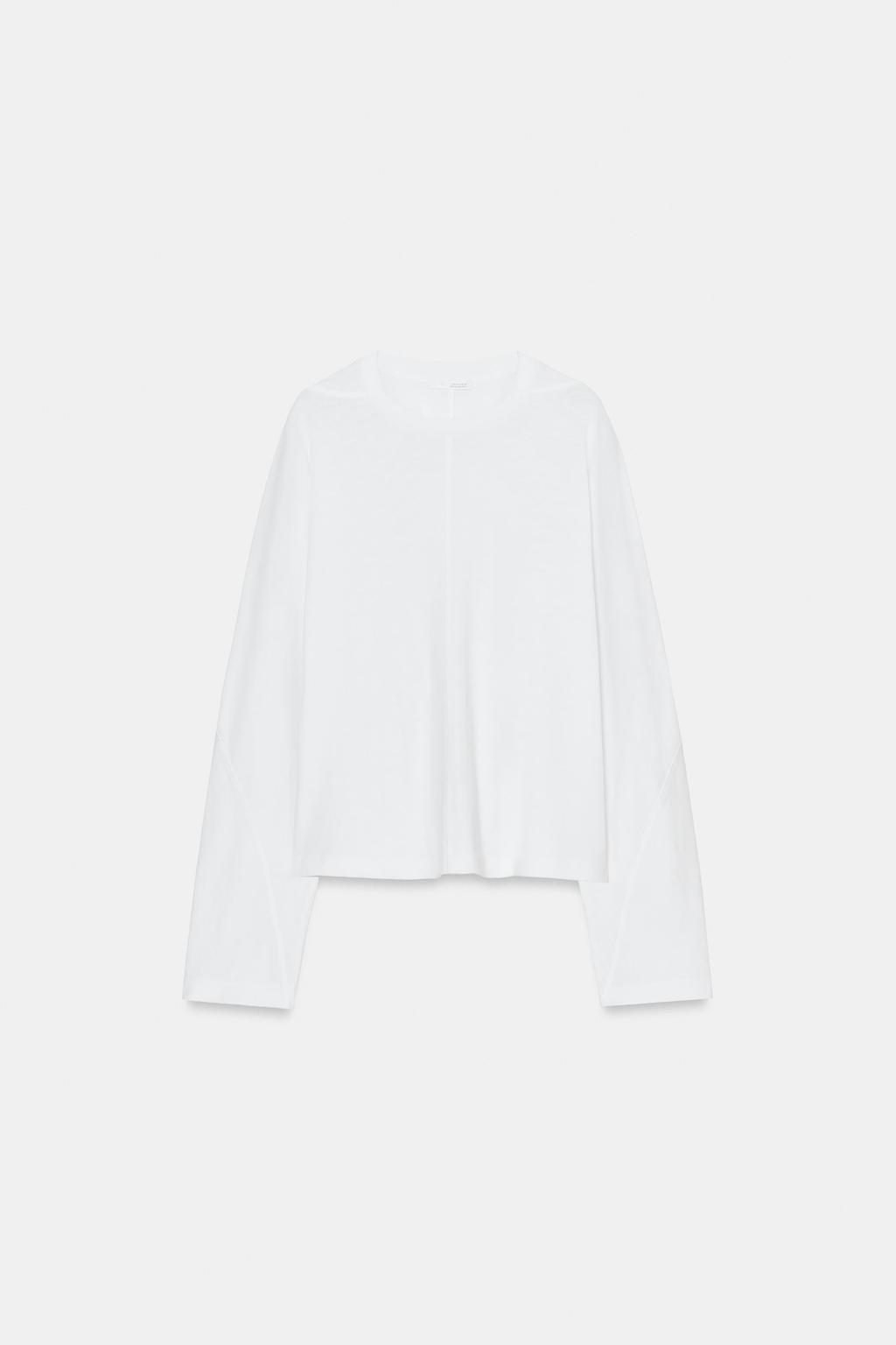 ФУТБОЛКА С ДЛИННЫМИ РУКАВАМИ И ШВОМ