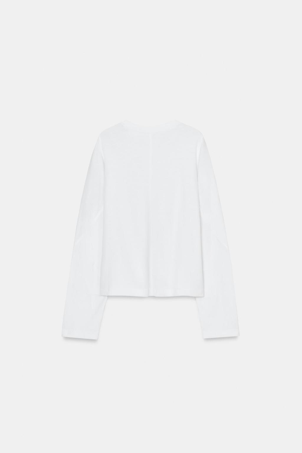 ФУТБОЛКА С ДЛИННЫМИ РУКАВАМИ И ШВОМ