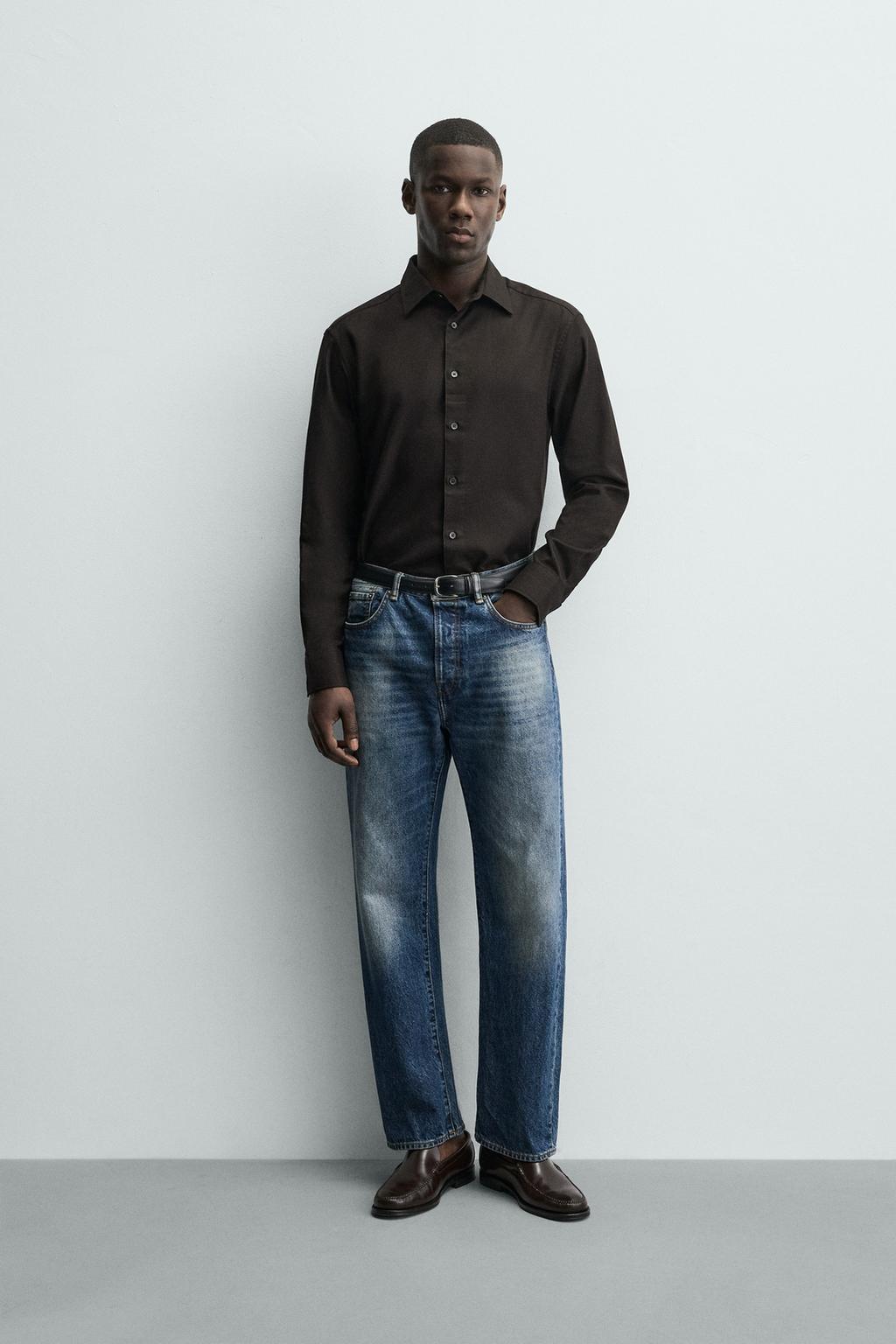 РУБАШКА ИЗ РЕЛЬЕФНОЙ ТКАНИ EASY CARE