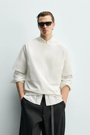 Футболка из ткани интерлок с кантом- Заказать в России