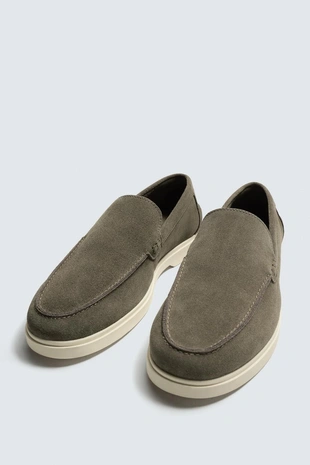 Кожаные лоферы в повседневном стиле- Заказать в России