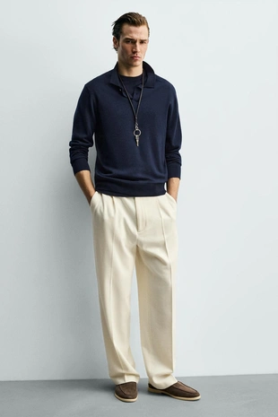 Кожаные лоферы без задника