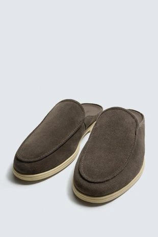 Кожаные лоферы без задника- Заказать в России