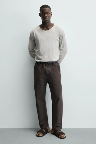 Кожаные сандалии с двумя ремешками- Заказать в России