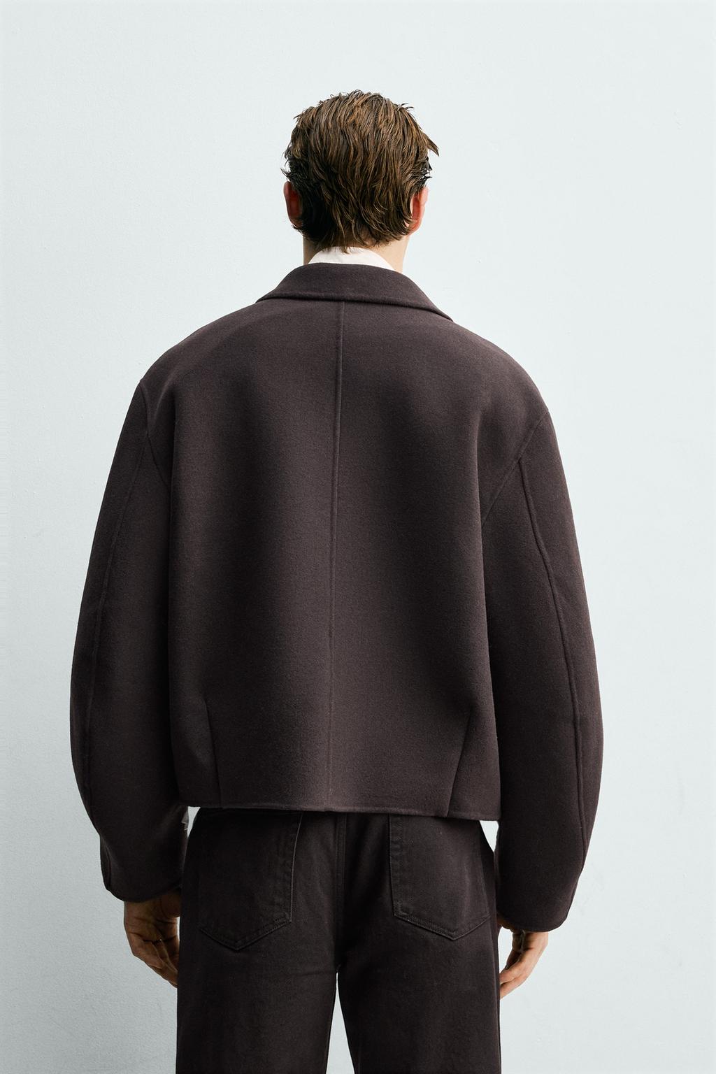 КУРТКА СВОБОДНОГО КРОЯ ИЗ ШЕРСТИ