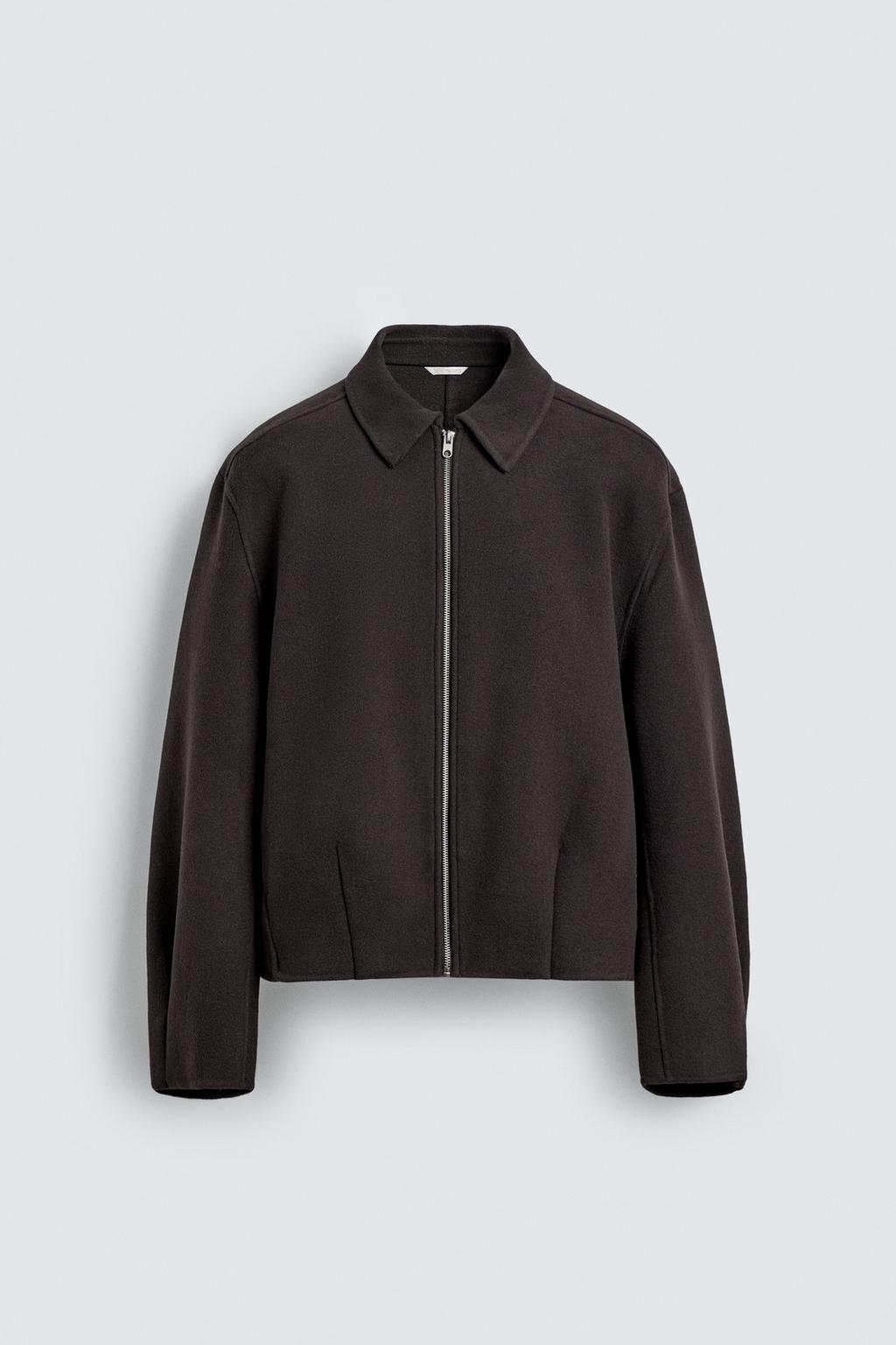 КУРТКА СВОБОДНОГО КРОЯ ИЗ ШЕРСТИ