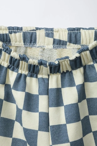 Брюки BALLOON в шахматную клетку- Заказать в России