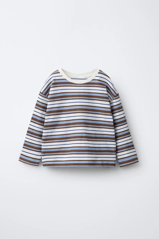 Набор из трех футболок: в полоску и однотонные- Заказать в России