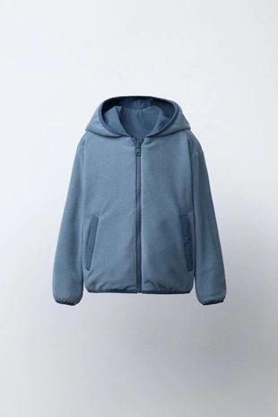 Двусторонняя нейлоновая куртка из поларфлиса- Заказать в России