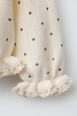 Кардиган в горошек- Заказать в России